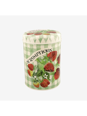 Emma Bridgewater Caddy Dose Strawberries Green Check