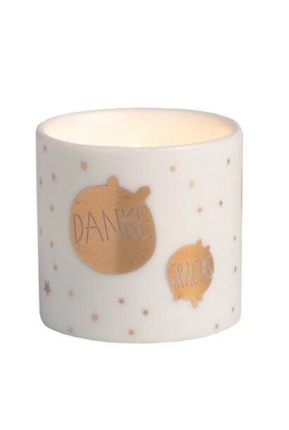 Tealight holder Bright Delight Thank you