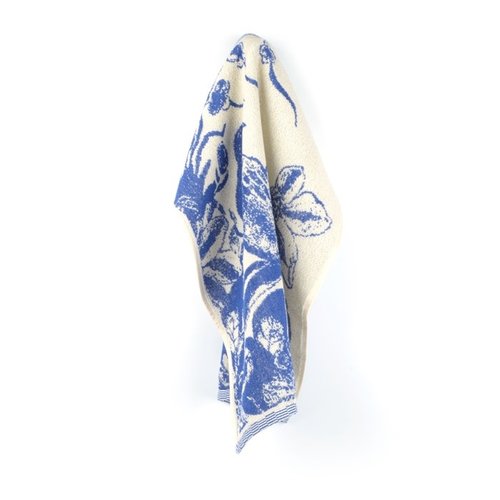 Bunzlau Castle Keuken handdoek Delfts Blue Bird Royal Blue