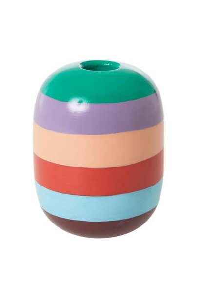 Kerzenhalter Metall large Stripes 'Follow The Call of The Disco Ball'