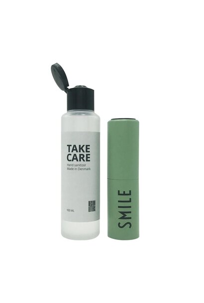 Take Care Händedesinfektionsmittel mit Nachfüllpackung Green - Smile