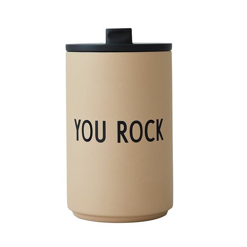 Design Letters Thermos / Insulated Cup 350ml Beige You Rock Design Letters Thermos / Insulated Cup 350ml Beige You Rock