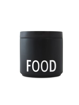 Design Letters Thermos Lunchbox 530ml Black Food