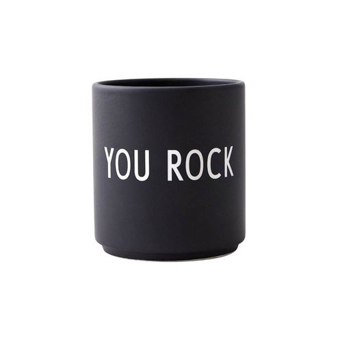 Design Letters Tasse Favourite Black You Rock