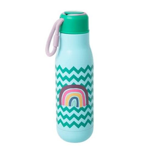 Rice RVS Thermosfles 500ml Zig Zag and Rainbow Rice RVS Thermosfles 500ml Zig Zag and Rainbow