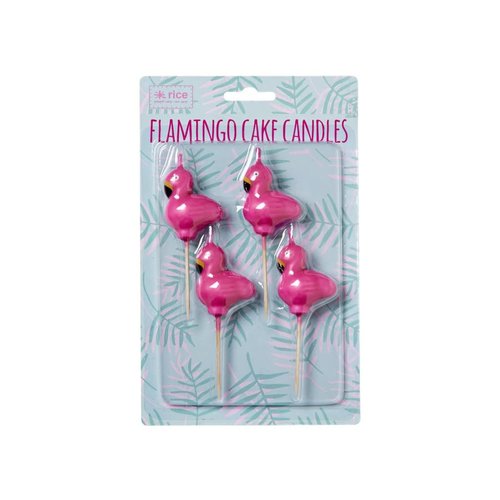 Rice Cake Candle Flamingo shaped Rice Cake Candle Flamingo shaped