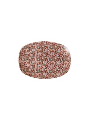 Rice Melamine ovaal bord small Fall Floral brown