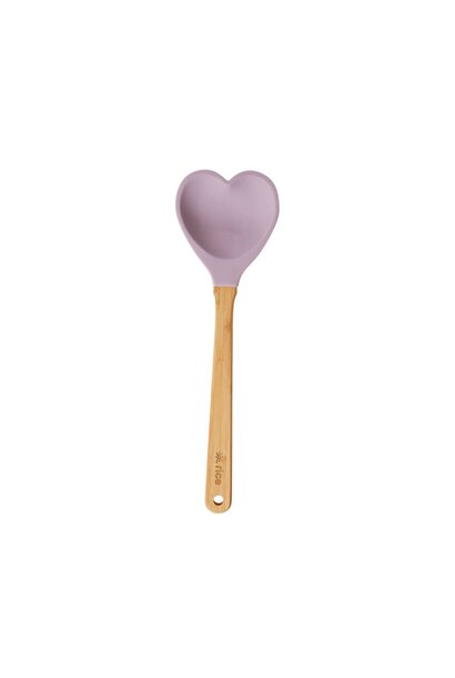 Spatula Silicone Heart lavender