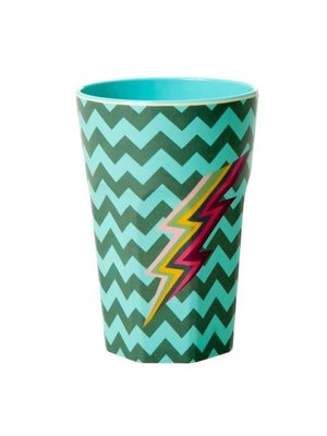 Rice Melamin Tall Tasse Zig Zag