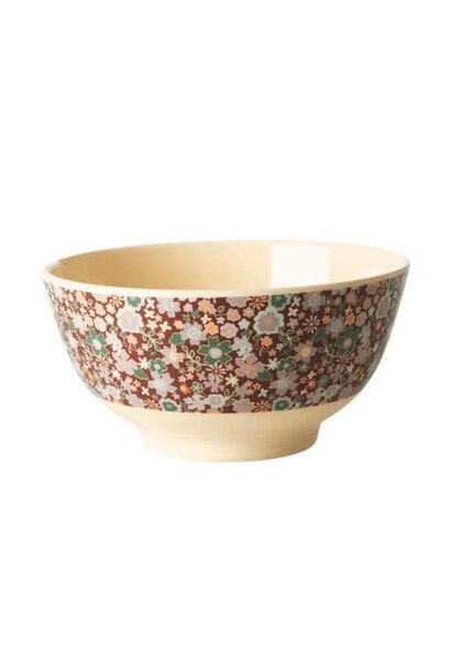 Melamine kom medium Fall Floral brown 700ml