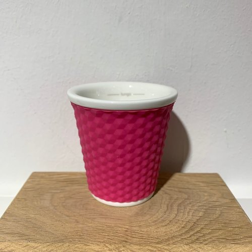 Les Artistes Espresso Mok Honeycomb 10cl Pink Les Artistes Espresso Mok Honeycomb 10cl Pink