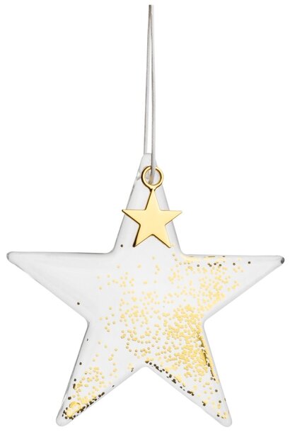 Ornament Star glass Stardust