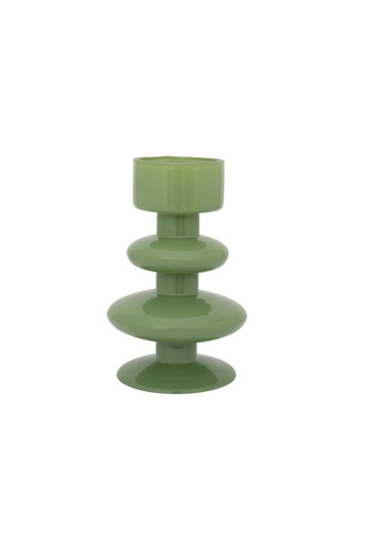 Teelichthalter recyceltes Glas Intuitive water cress