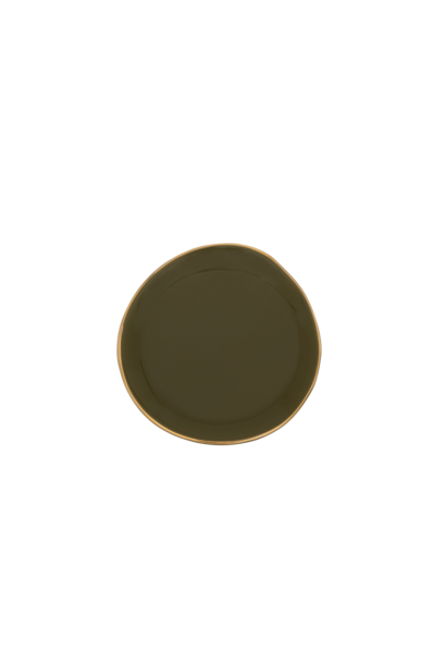 Plate small Good Morning Fir Green