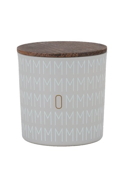 Scented candle large Grey