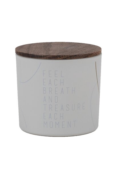 Scented candle small Grey