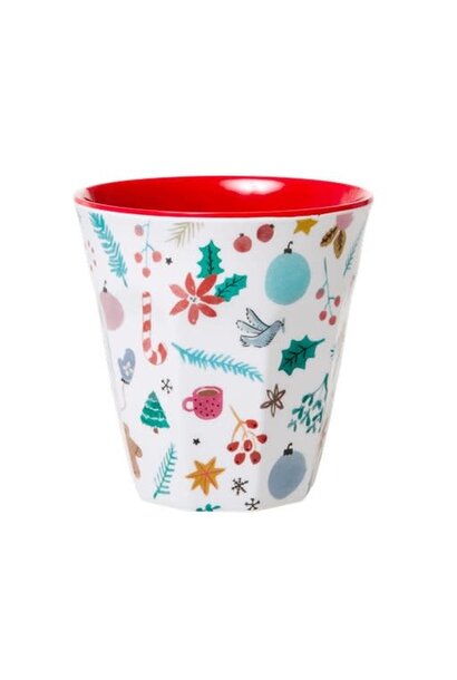 Melamine cup All Over Xmas