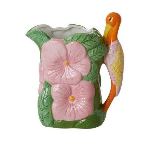 Rice Jug / vase ceramics Flower