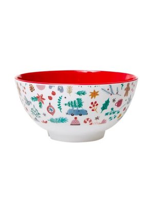 Rice Melamine kom All Over Xmas