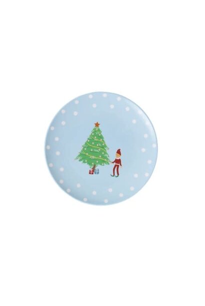 Melamine dessert plate Xmas Elf