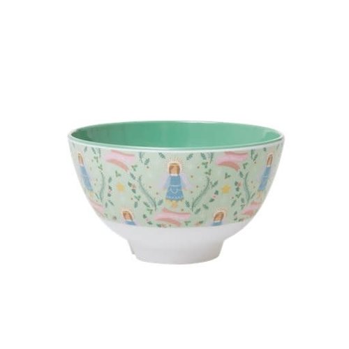 Rice Melamine bowl small Xmas Angel