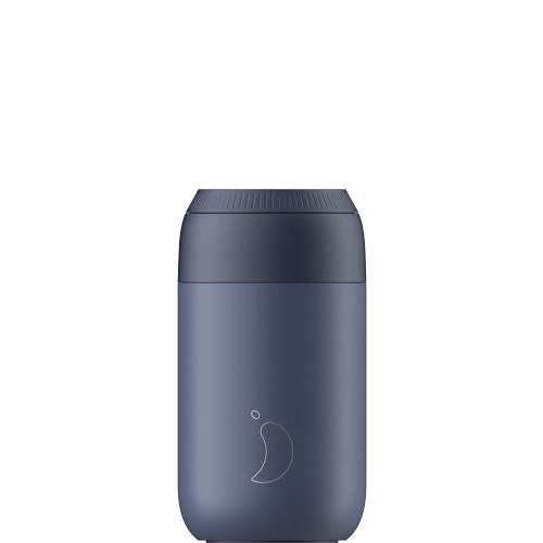 Chilly's Chillys Series 2 Coffee Cup 340ml Whale Blue Chilly's Chillys Series 2 Coffee Cup 340ml Whale Blue