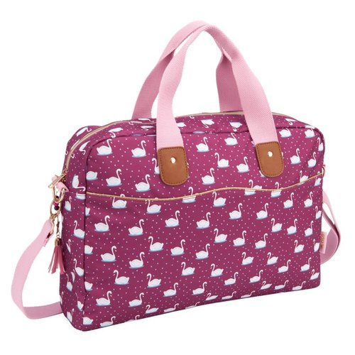 Rice Laptop tas Swan bordeaux