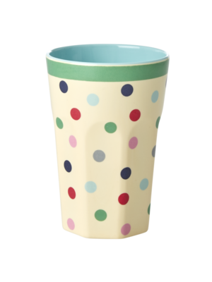 Rice Melamine Tall beker Dots