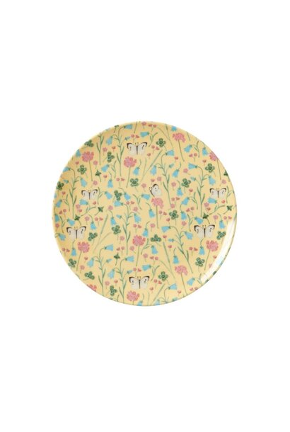 Melamine dessert bord Sweet Butterfly Creme