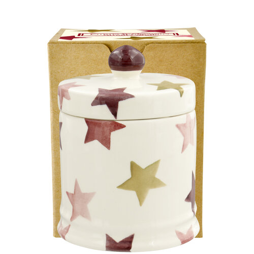Emma Bridgewater Candle Pink & Gold Stars lidded Emma Bridgewater Candle Pink & Gold Stars lidded