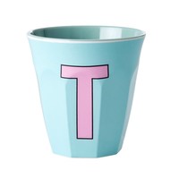Melamine cup letter T mint