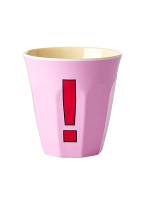 Rice Melamine beker Exclamation Mark pink