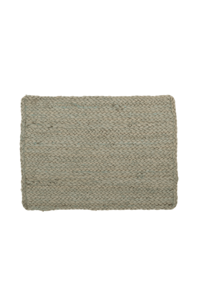 Placemat jute rechthoek Spray Green