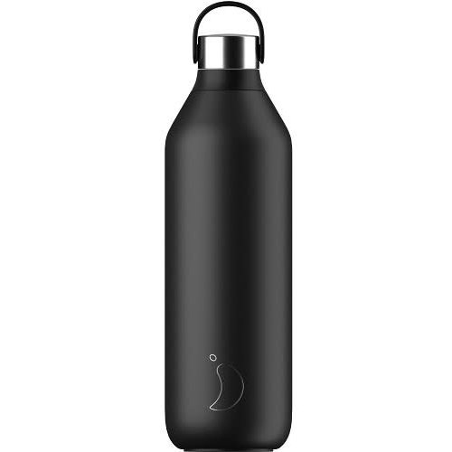 Chilly's Chilly's Series 2 Bottle 1000ml All Black