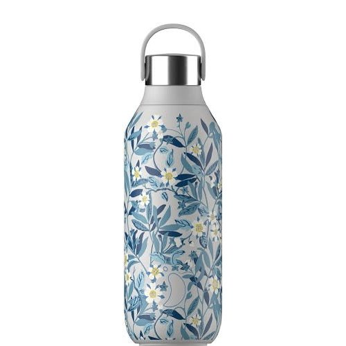 Chilly's Chilly's Series 2 Bottle 500ml Liberty Blossom Grey Chilly's Chilly's Series 2 Bottle 500ml Liberty Blossom Grey