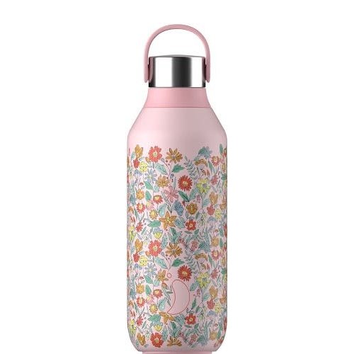 Chilly's Chilly's Series 2 Bottle 500ml Liberty Sprigs Blush Pink