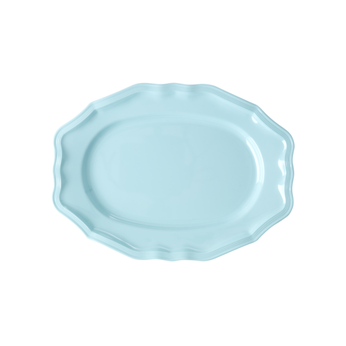 Rice Melamine Serveer schaal small Arctic Blue Rice Melamine Serveer schaal small Arctic Blue