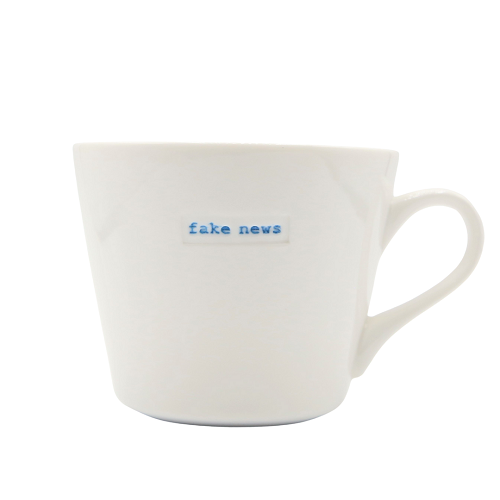 Keith Brymer Jones Bucket Mug fake news Keith Brymer Jones Bucket Mug fake news