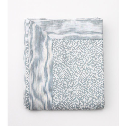 Rozablue Tafellaken 180x340 Floral mineral green Rozablue Tafellaken 180x340 Floral mineral green