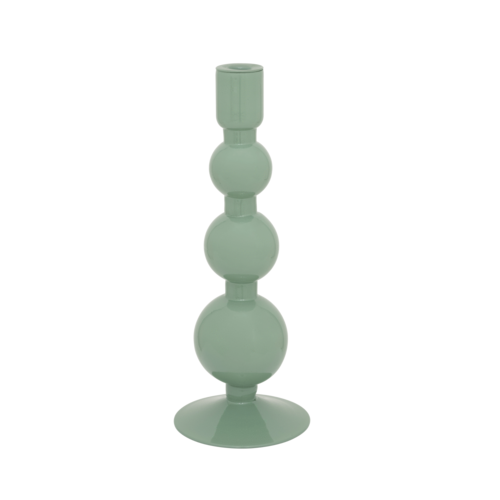 Urban Nature Culture Kandelaar Bubbles Desert Sage recycled glass Urban Nature Culture Kandelaar Bubbles Desert Sage recycled glass