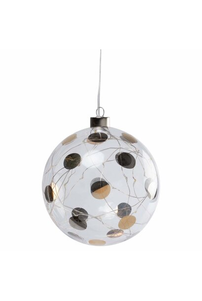 LED light ball glas dots large