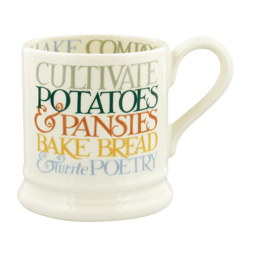 Emma Bridgewater 0.5 pt Mug Rainbow Toast - All my good intentions Emma Bridgewater 0.5 pt Mug Rainbow Toast - All my good intentions