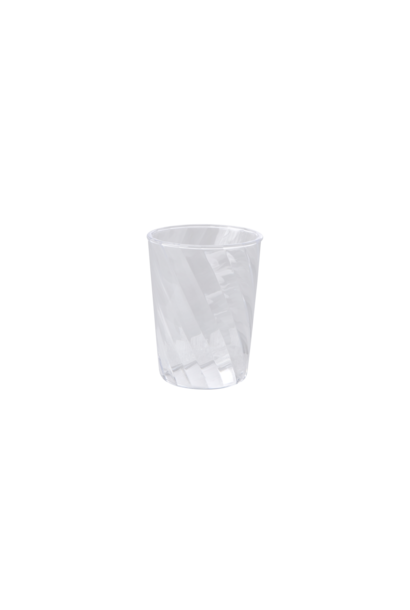 Glas / Tumbler acryl Twisted Swirl 260ml clear