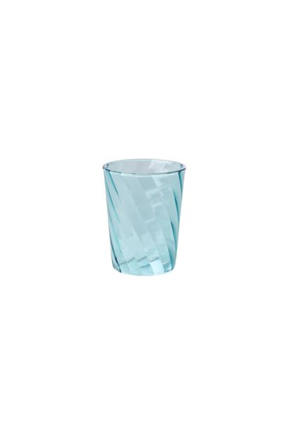 Glas / Tumbler acryl Twisted Swirl 260ml mint