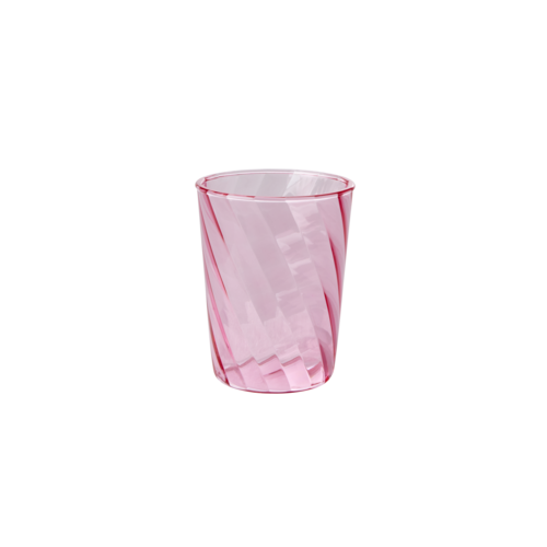 Rice Glas / Tumbler acryl Twisted Swirl 260ml pink Rice Glas / Tumbler acryl Twisted Swirl 260ml pink