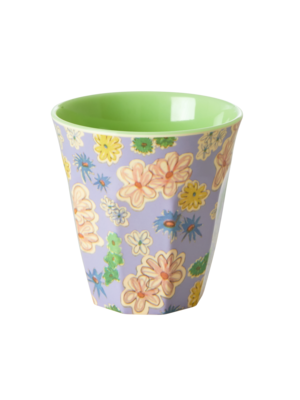 Rice Melamine beker Flower Painting