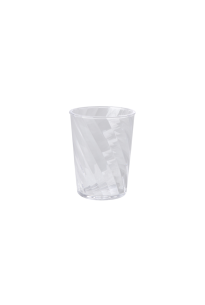 Glas / Tumbler acryl Twisted Swirl 340ml clear