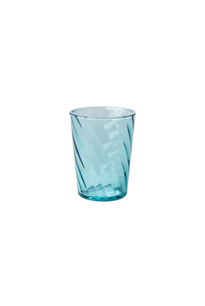 Glas / Tumbler acryl Twisted Swirl 340ml mint