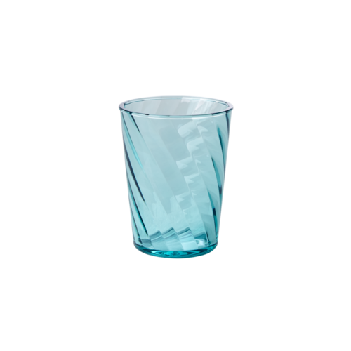 Rice Glas / Tumbler acryl Twisted Swirl 340ml mint