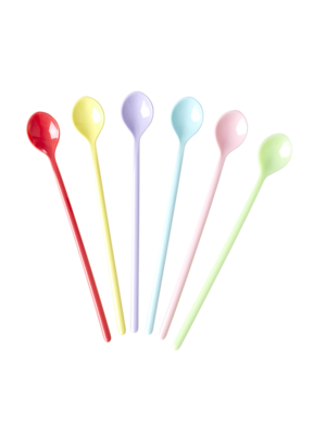 Rice Melamine long spoons ass YIPPIE YIPPIE YEAH set/6